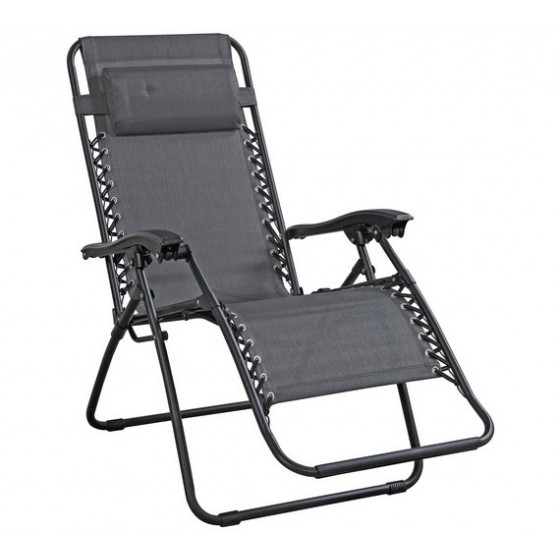 Home Garden Lounger - Grey