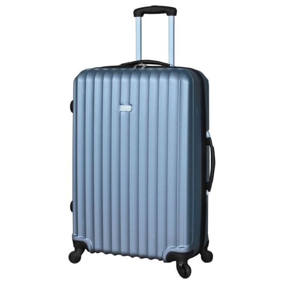 Go Explore Large 4 Wheel Suitcase - Silver