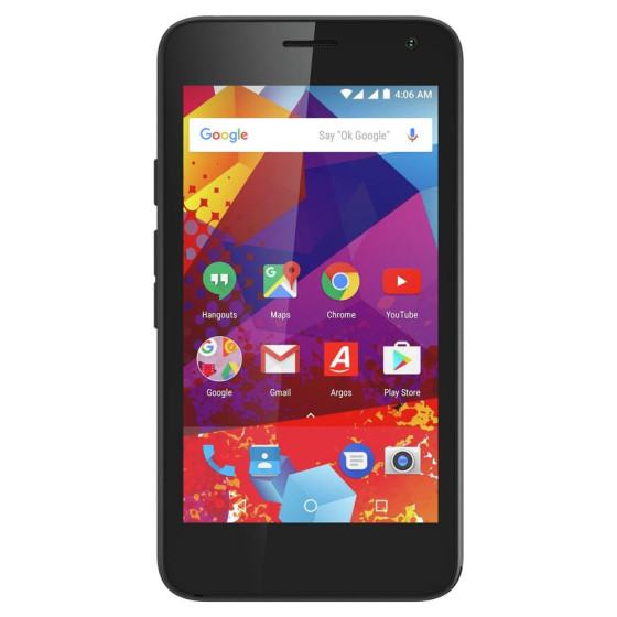 SIM Free Alba 4in Mobile Smart Phone - Black