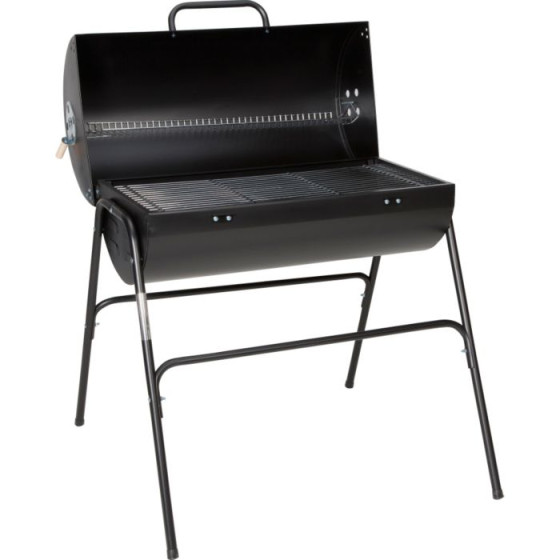 Oil Drum Charcoal BBQ