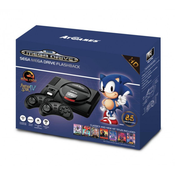 Sega Mega Drive With 85 Built-In Games - HD