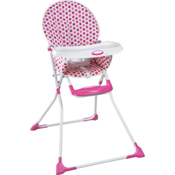 BabyStart Pink Spot Highchair