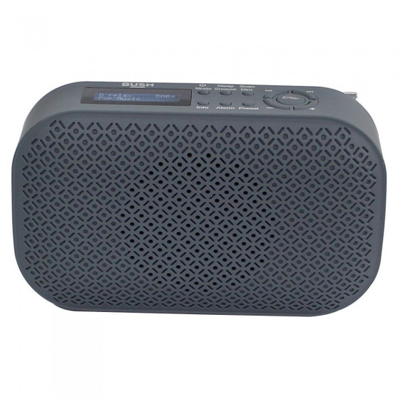 Bush Mini Mono DAB Radio - Grey (Unit Only)