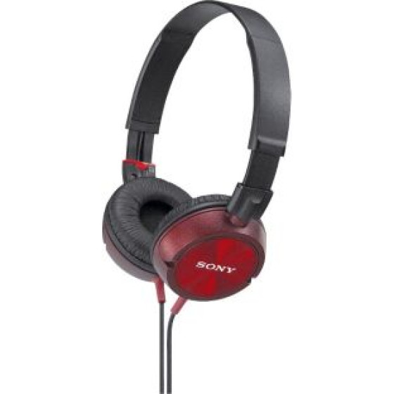 Sony ZX300 On-Ear Headphones - Red
