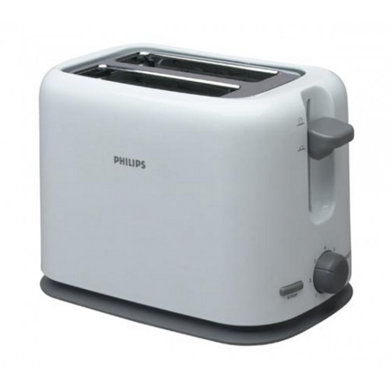 Philips Compact 2 Slice White Toaster HP2566/70