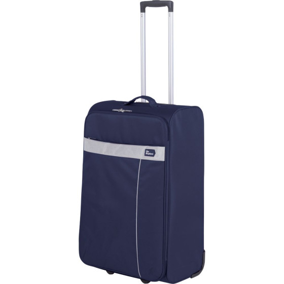 Go Explore Lightweight Medium 2 Wheel Suitcase - Navy