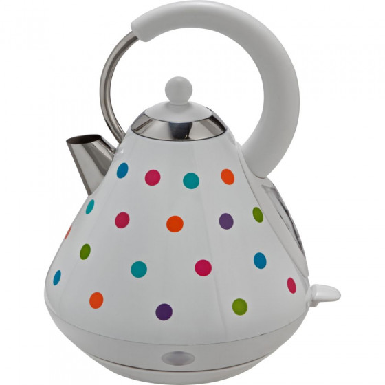 ColourMatch Stainless Steel Traditional Kettle - Bright Spots