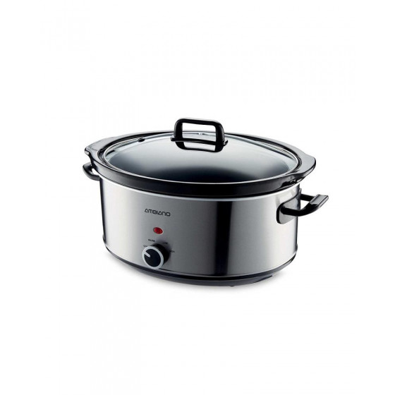 Ambiano 320w Electric Slow Cooker - Silver