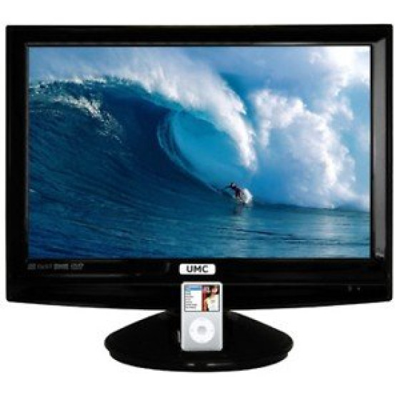 UMC 22" HD Ready LCD TV Built in DVD Freeview iPOD Dock