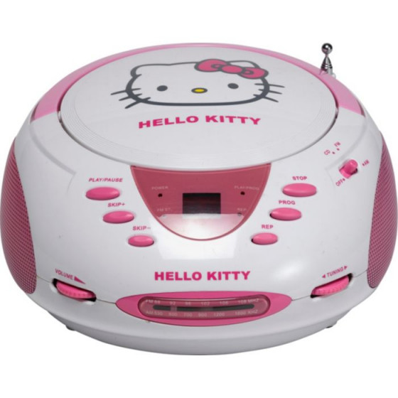 Hello Kitty Stereo CD Boombox with AM/FM Radio - Pink