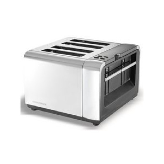Morphy Richards 44416 Metallik four slice toaster stainless steel