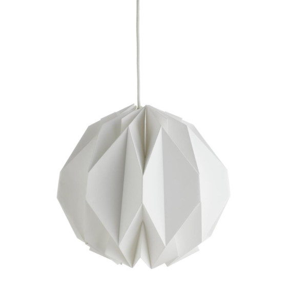Habitat Kura Origami 36cm Paper Light Shade - White