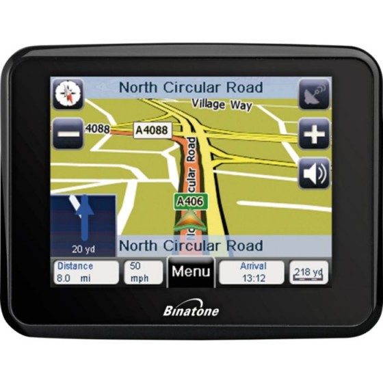 Binatone F350 3.5 Inch UK and ROI Sat Nav - No Charger