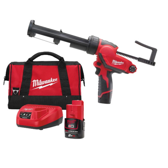 Milwaukee M12PCG/310C-201B 12v Li-Ion 310ml Caulking Gun
