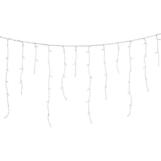 120 Multi-Function Micro Icicle Christmas Lights - White