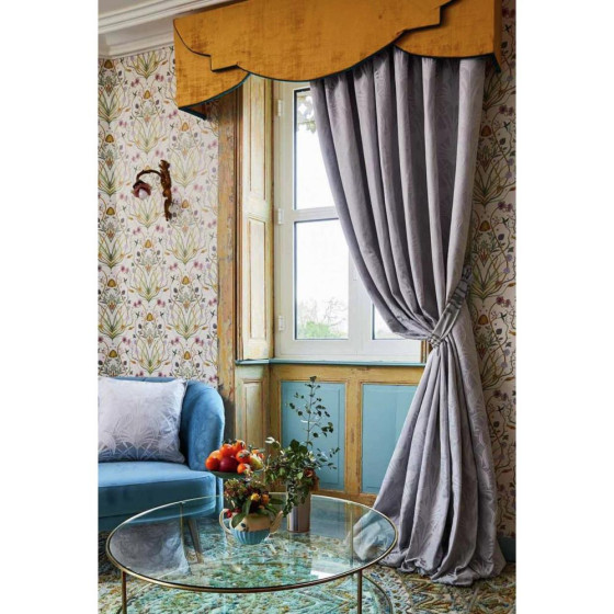 The Chateau By Angel Strawbridge Heron Curtains - Grey