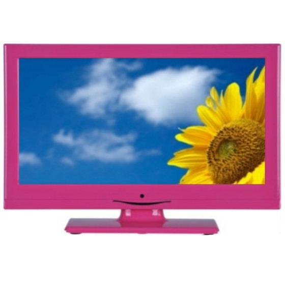 Alba 16" Pink HD Ready Digital Freeview Edge-Lit LED TV