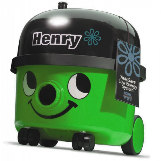 Numatic HVR200 Henry Bagged Cylinder Vacuum Cleaner Green