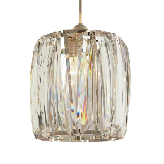 Home Natasha Pendant Light Shade - Clear