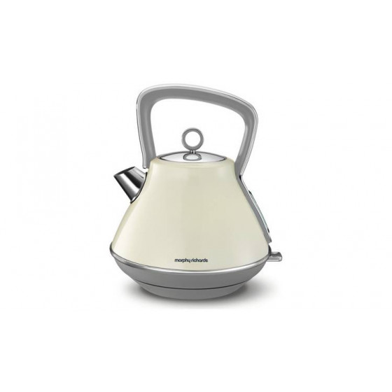 Morphy Richards 100107 Evoke Pyramid Kettle - Cream