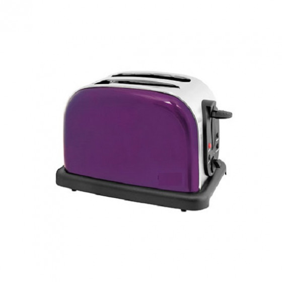 Home Of Style 2 Slice Toaster - Metallic Purple