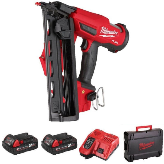 Milwaukee M18FN16GA-202X M18 Fuel 16 Gauge Angled Finish Nailer