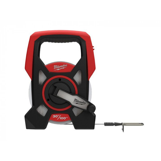 Milwaukee Long Open Tape Measure 30m/100ft - 13mm Wide