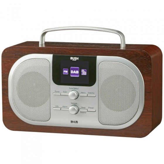 Bush Wood DAB Radio Oak With Colour Display (Unit Only)