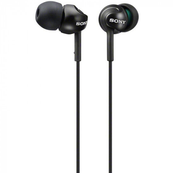 Sony EX110 In-Ear Headphones - Black (No Extra Ear Buds)