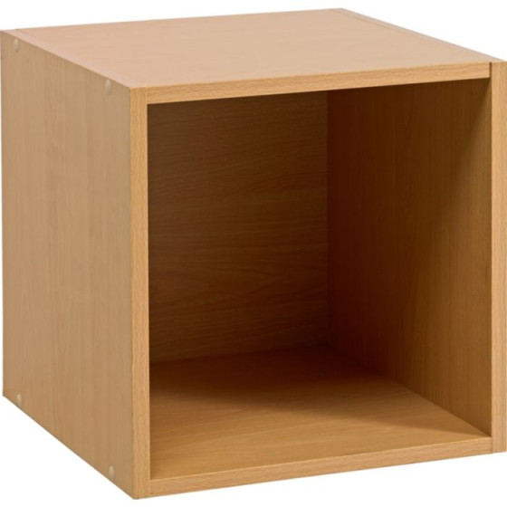 Phoenix 1 Cube Storage Unit - Beech Effect