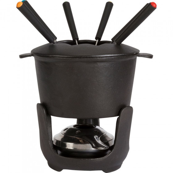 Heart of House Cast Iron Fondue Set