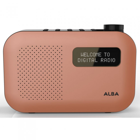 Alba Mono DAB Radio - Orange (Unit Only)