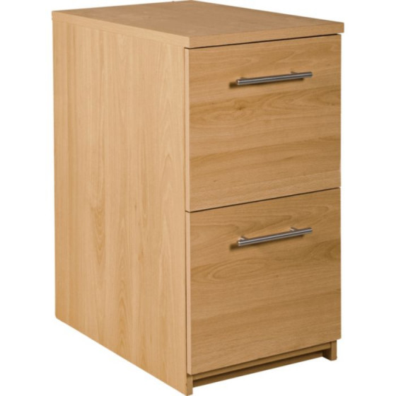 Anderson 2 Drawer Office Cabinet with Filer - Oak Effect.