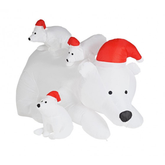 Home Inflatable Polar Bear Family
