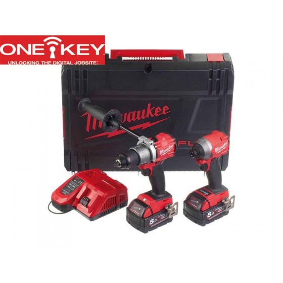 Milwaukee M18ONEPP2A2-502X 18v Li-ion One-Key Fuel Twin Pack