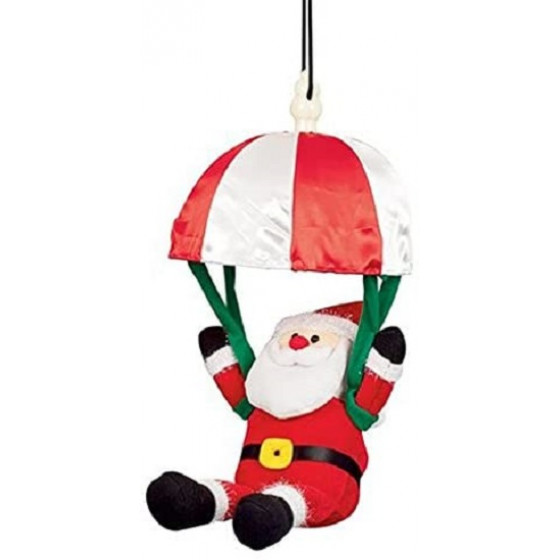 Battery Operated Musical Animated Parachuting Christmas Santa