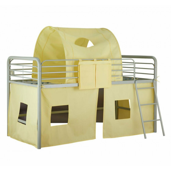 Home Mid Sleeper Tunnel & Tent With Pockets - Yellow