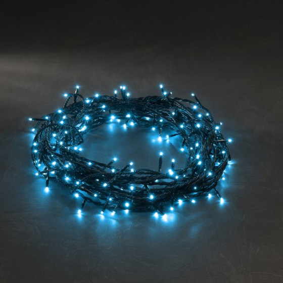 120 Multi-Function LED Christmas Lights - Blue and White