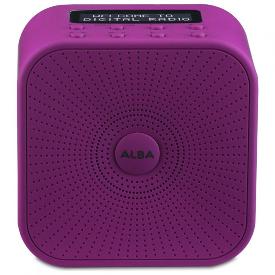 Alba Mono DAB Radio - Purple