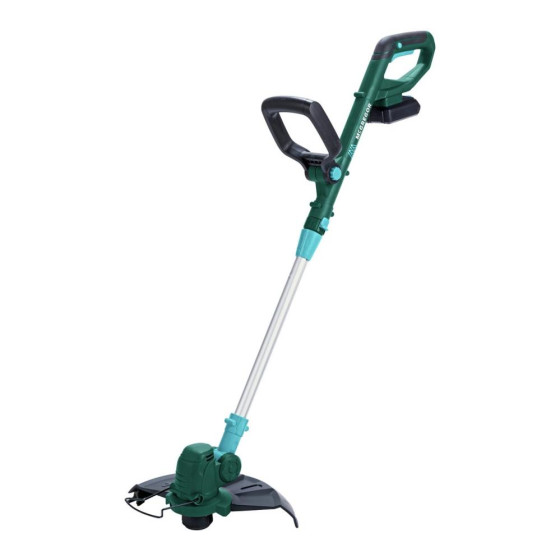 McGregor MCT2X1825 25cm Cordless Grass Trimmer with 2 Batteries - 18V