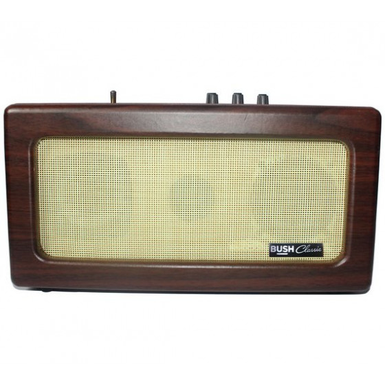 Bush Classic Retro Wireless Bluetooth Speaker - Brown (No Mains Lead)