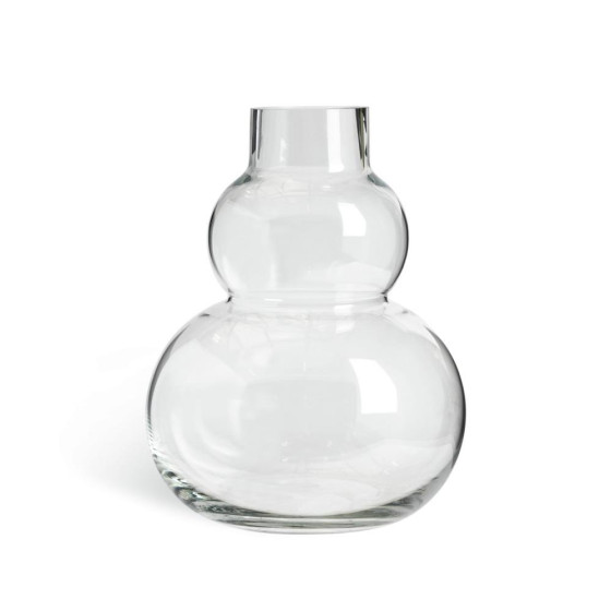 Habitat Decorative Bubble Glass Vase - Clear