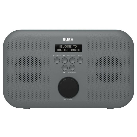 Bush Portable Stereo DAB Radio - Grey