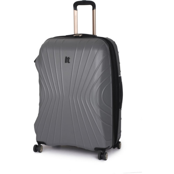 IT Luggage Secure-It Large 8 Wheeled Suitcase - Grey