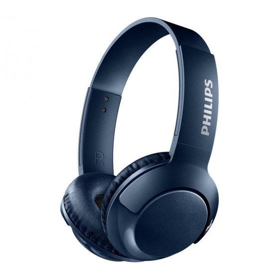 Philips SHB3075 Wireless On-Ear Headphones - Blue