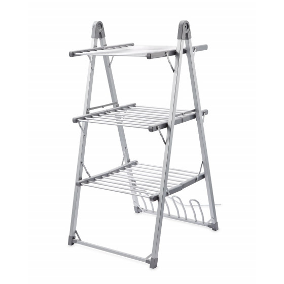 Easy Home 3 Tier Heated Airer With Shoe Rack