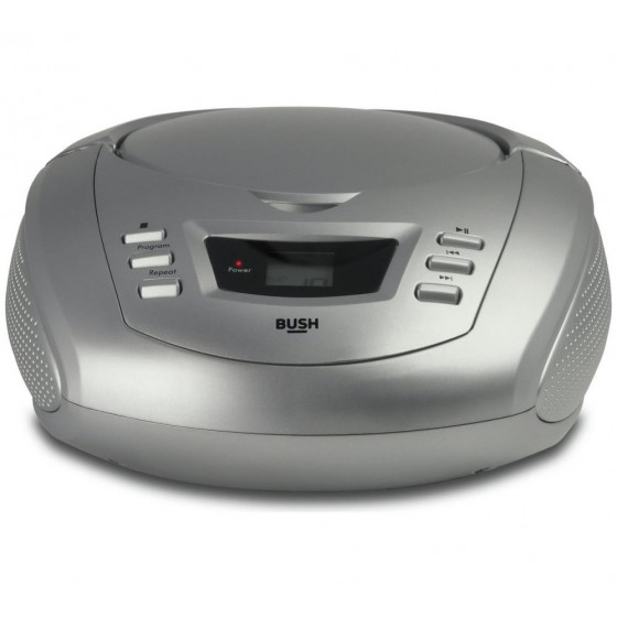 Bush CD Radio Boombox - Silver