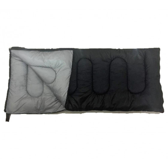 ProAction 500gsm Envelope Single Sleeping Bag - Black