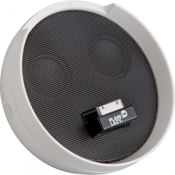 Plain Lazy Shell Speaker Dock - White