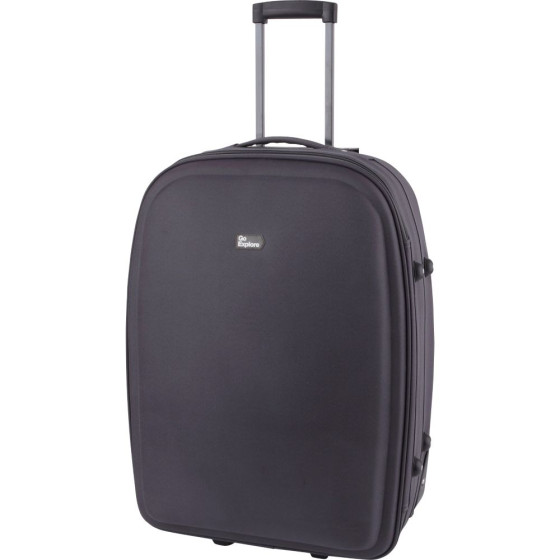 Go Explore Medium 2 Wheel Suitcase - Grey